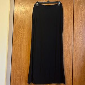Black maxi skirt